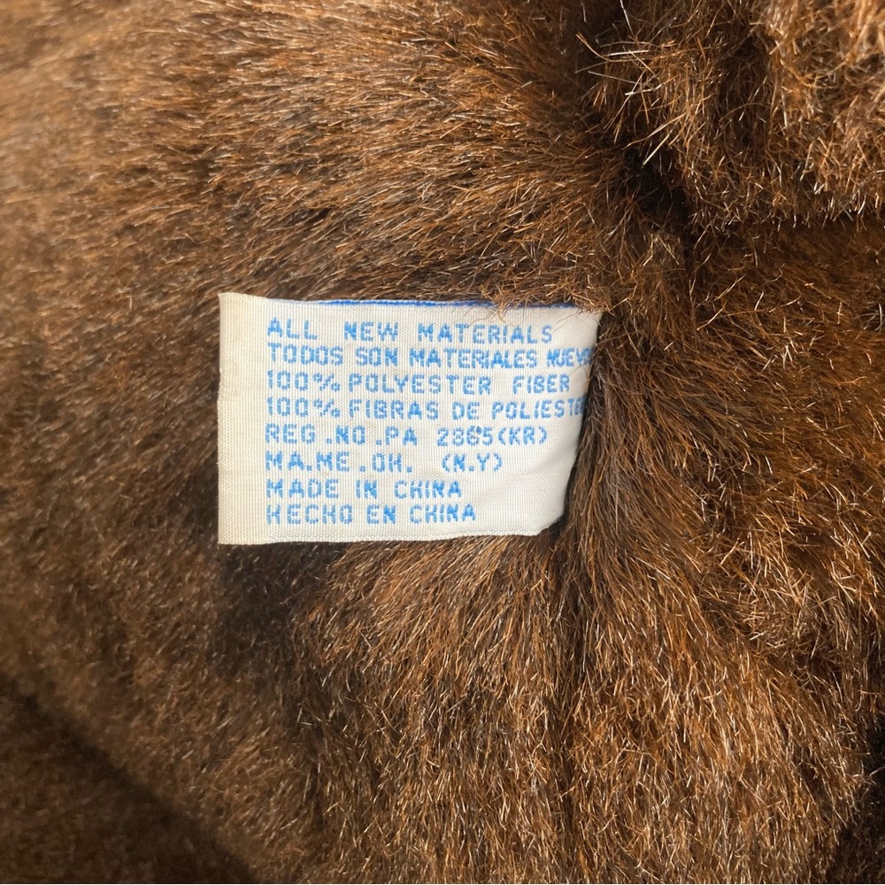 JC PENNEY Christmas BROWN BEAR Teddy Stuffed Animal LARGE 22 in Collectable Bear - Picture 10 of 11